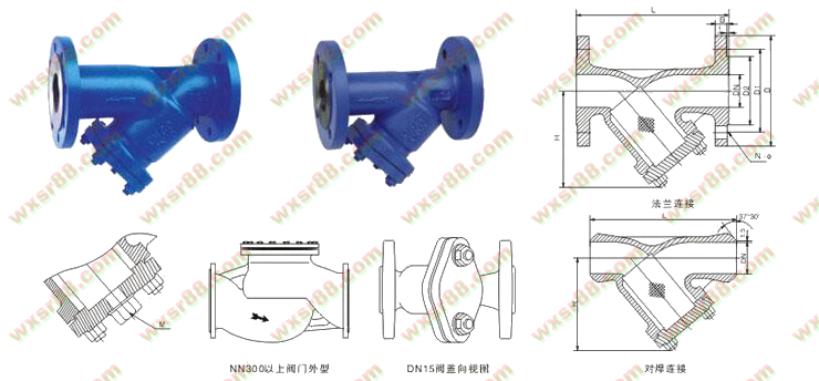 德标Y型過濾器結構圖